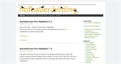 Desktop Screenshot of hofbauer-birding.de